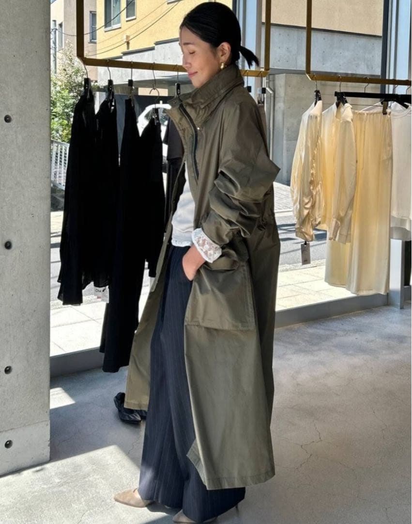 サ*ケ様 chaos人気プリズムライトコートカーキ新品未使用