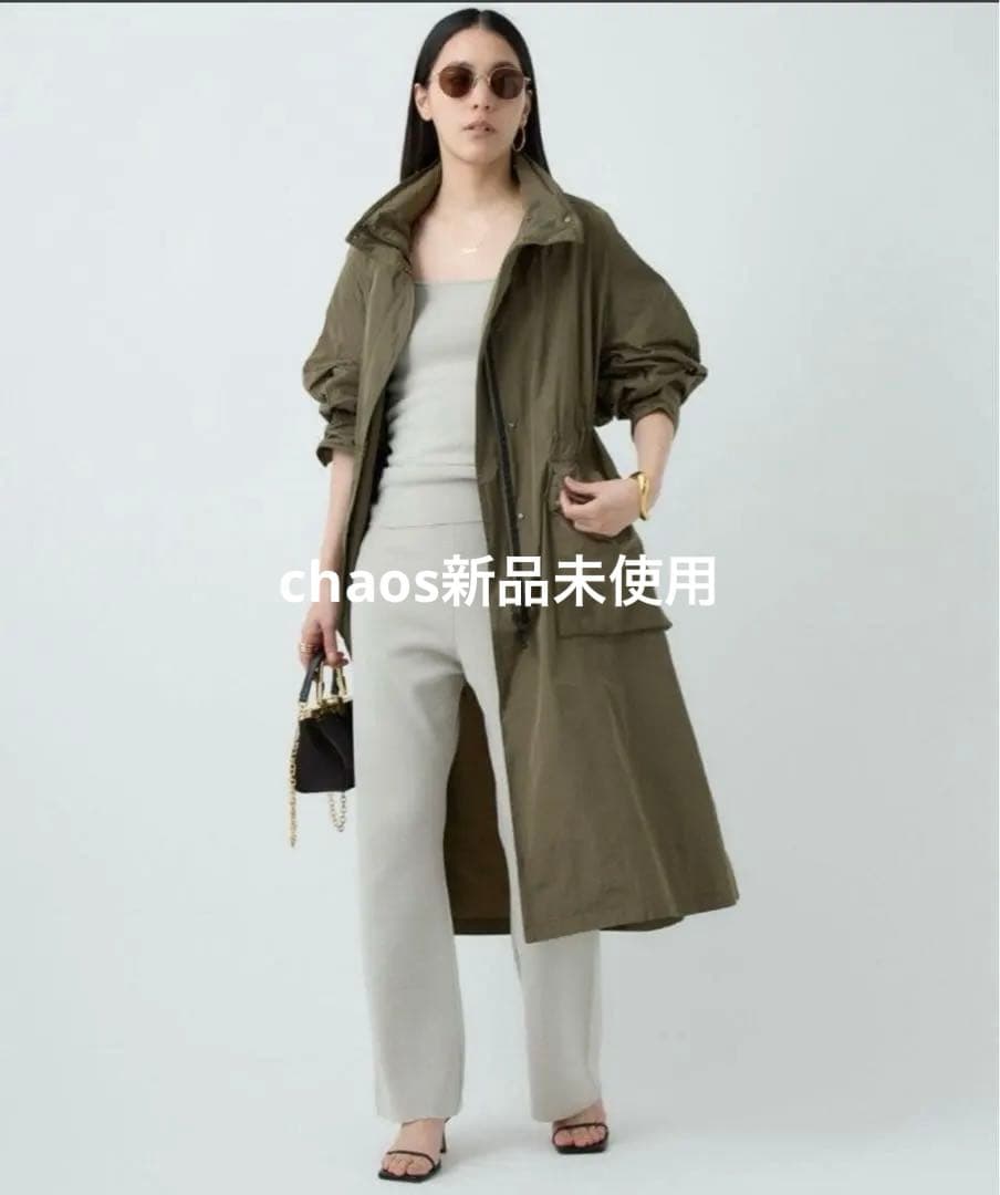サ*ケ様 chaos人気プリズムライトコートカーキ新品未使用