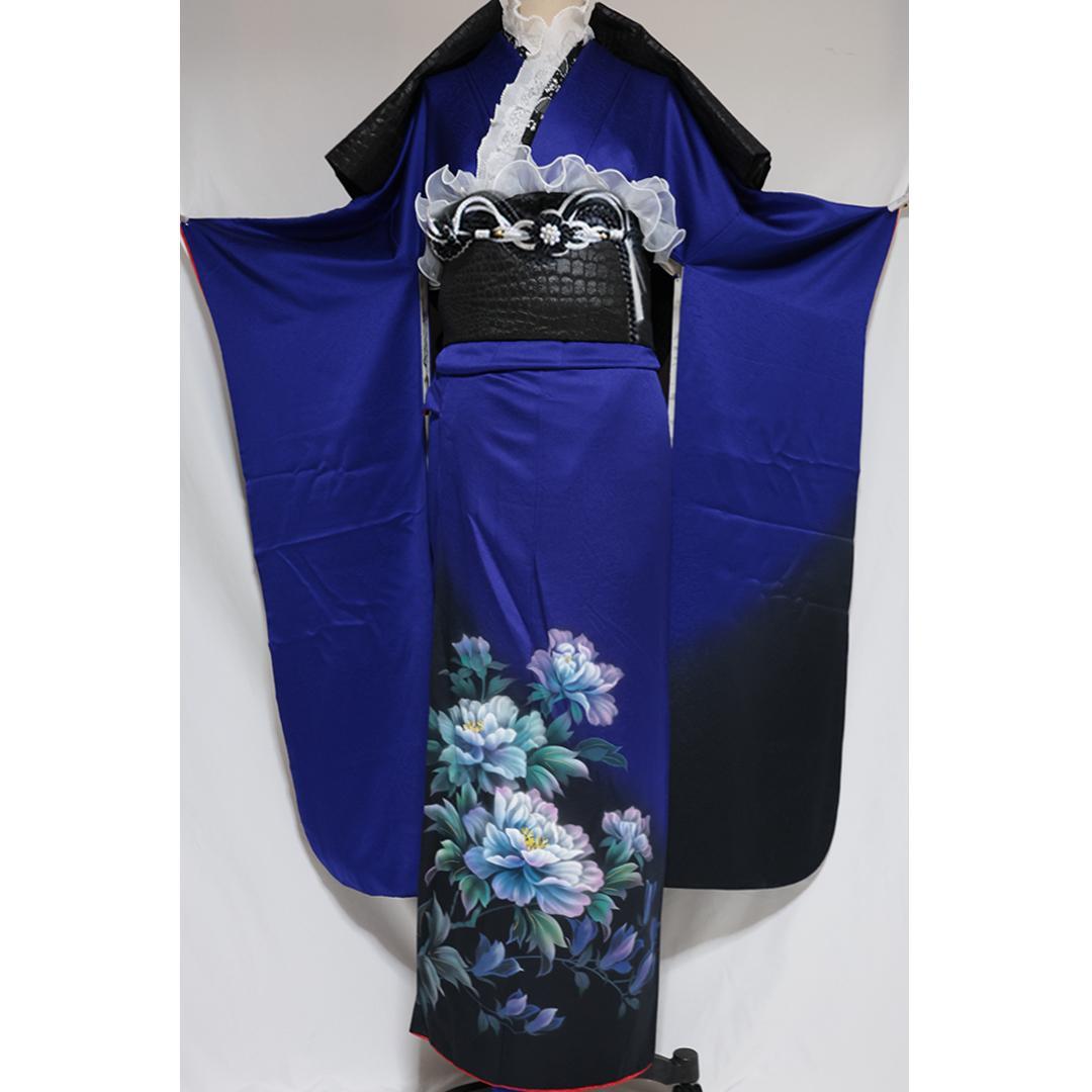 振袖単品単体■171.5cm トールサイズ 正絹 成人式前撮りAU52