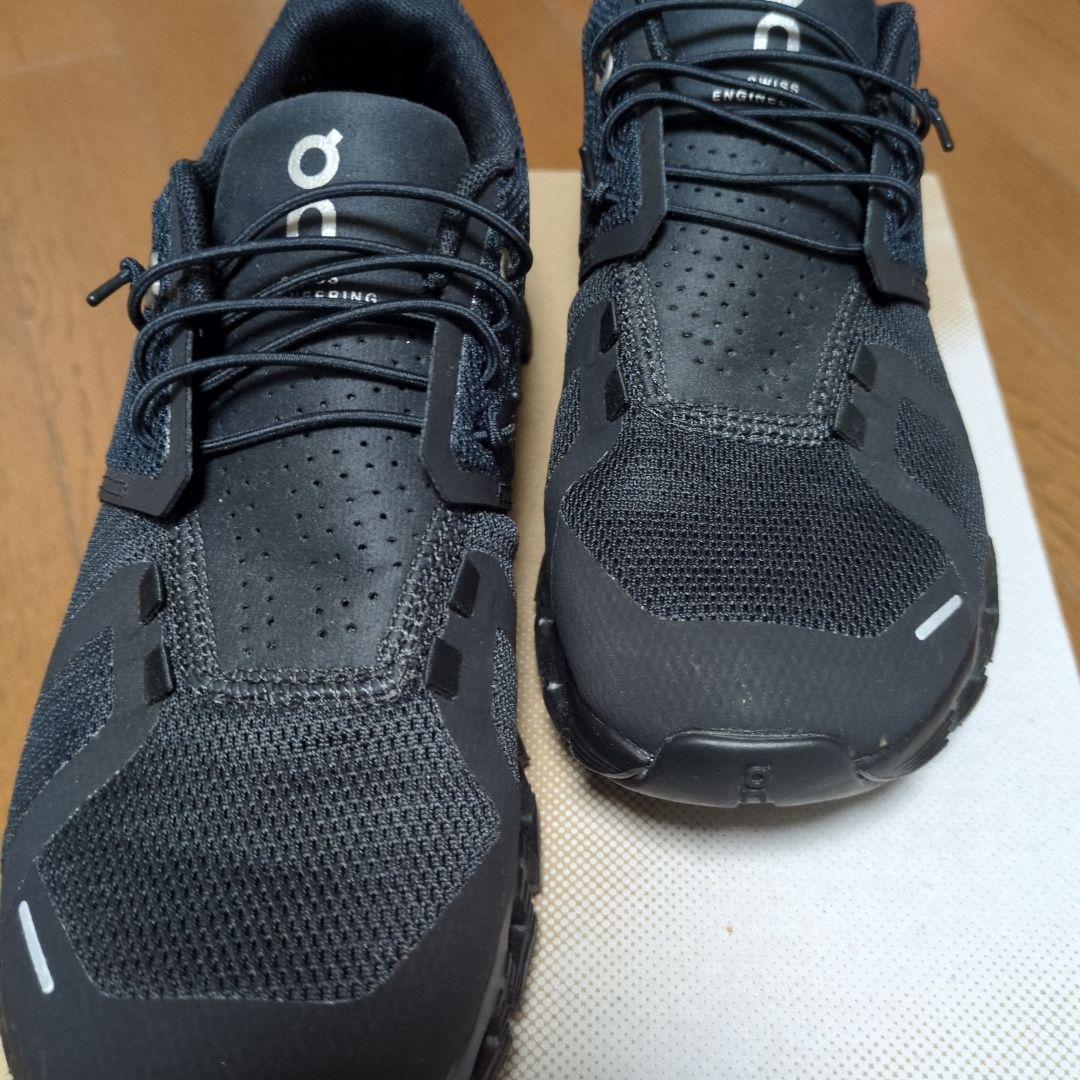 on　Cioud5 ブラック 23.5ランニングシューズ