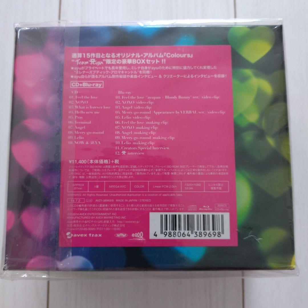 浜崎あゆみ colours TA限定 CD+Blu-ray+アロマキャンドル