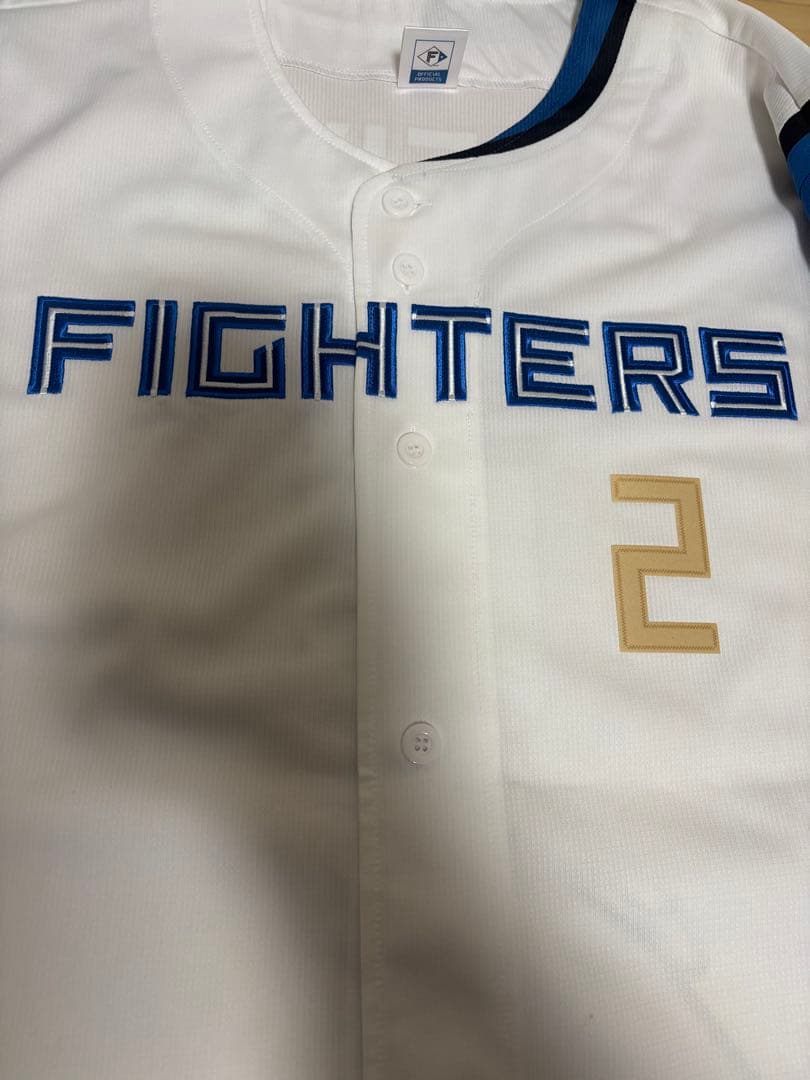 北海道日本ハムファイターズ 杉谷拳士 ユニフォーム サイン入り L