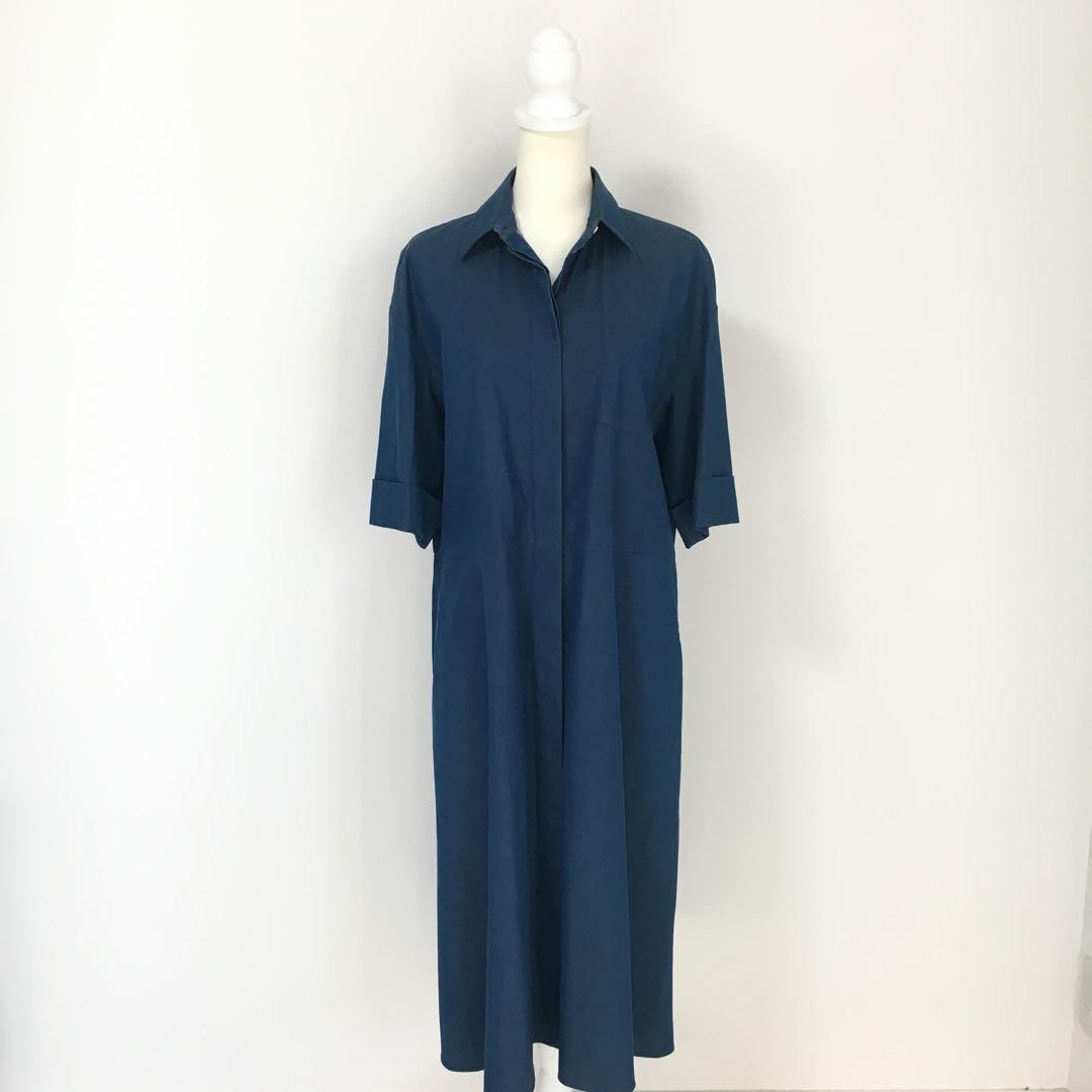 近年美品　Loro Piana ロロピアーナ　ベルト　ロング　ワンピース