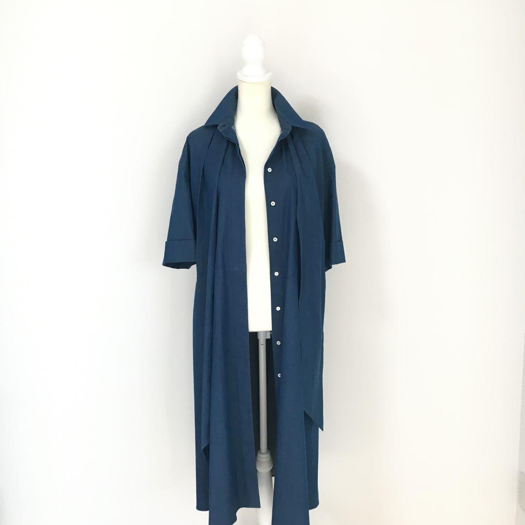 近年美品　Loro Piana ロロピアーナ　ベルト　ロング　ワンピース