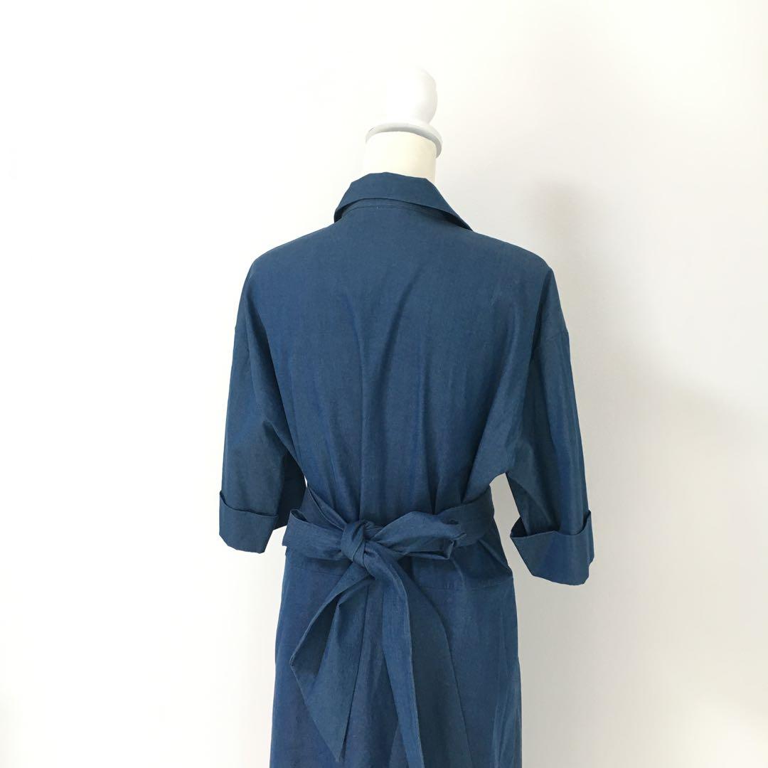 近年美品　Loro Piana ロロピアーナ　ベルト　ロング　ワンピース