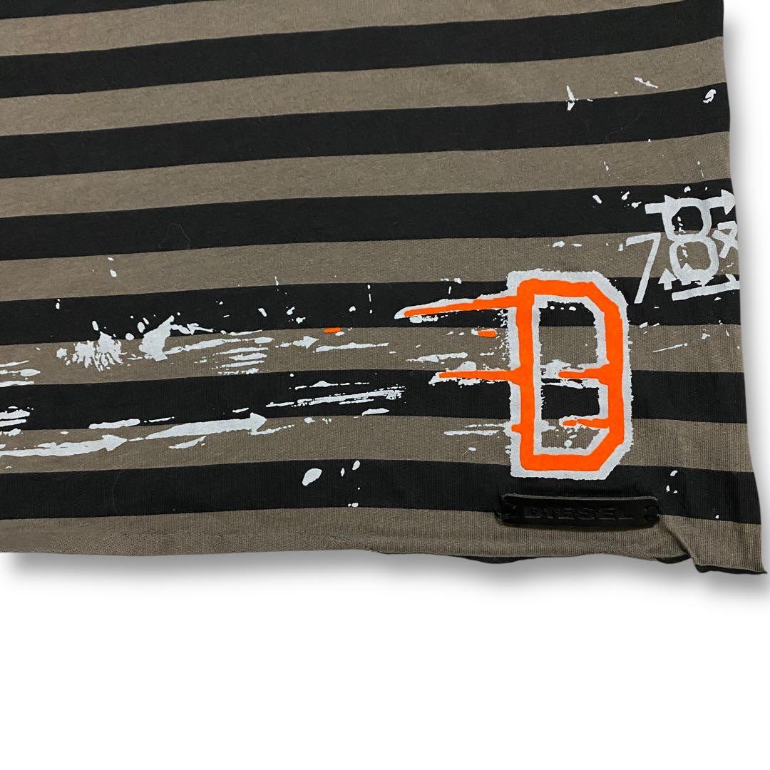 小物 DIESEL border pattern super big stole