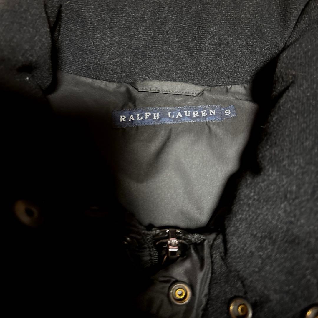 大幅値下げ　めちゃ美品　ラルフローレン ダウンベスト　黒　9号　M 正規店