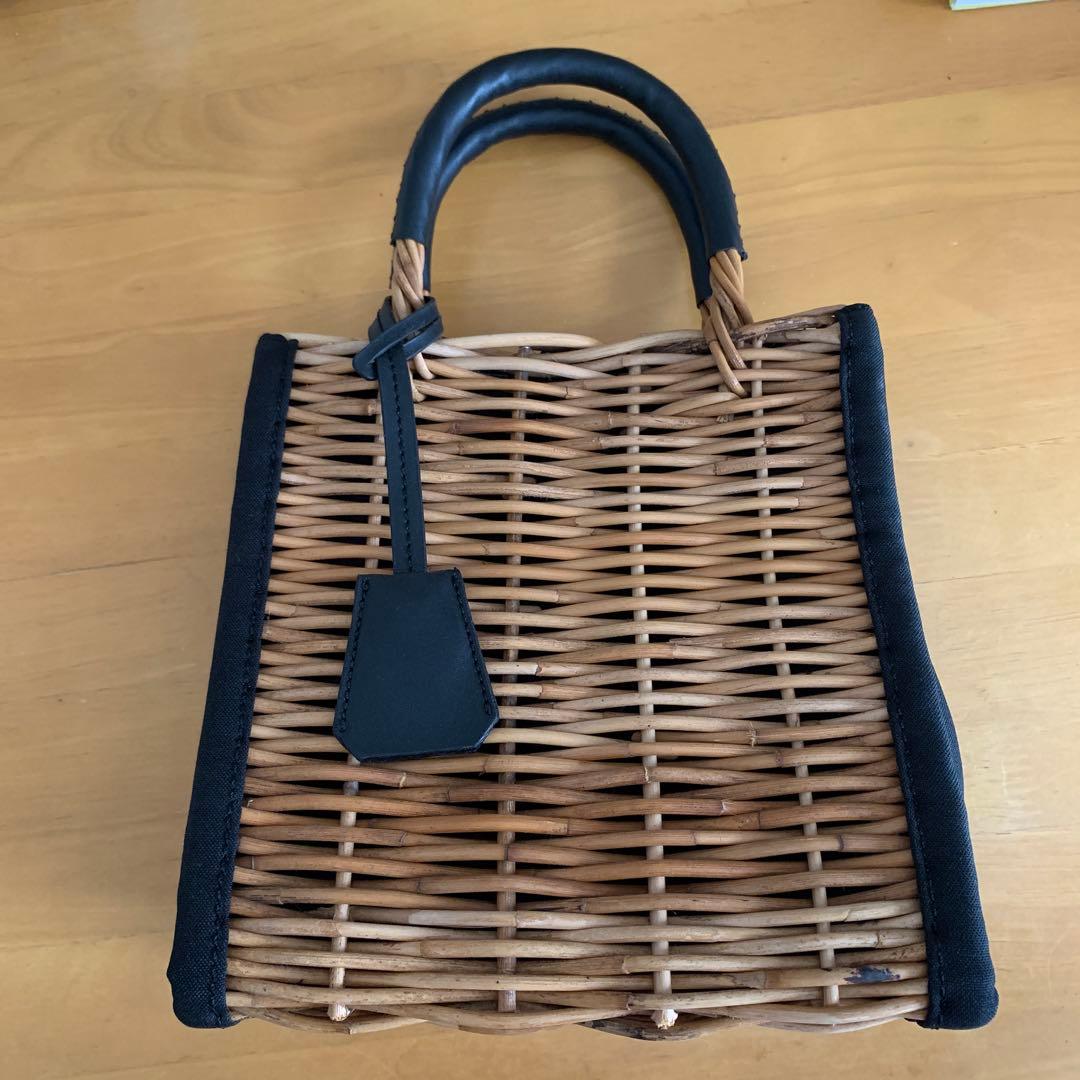oddsオッズ 天然アラログ　かごバッグ　北欧暮らしの道具店