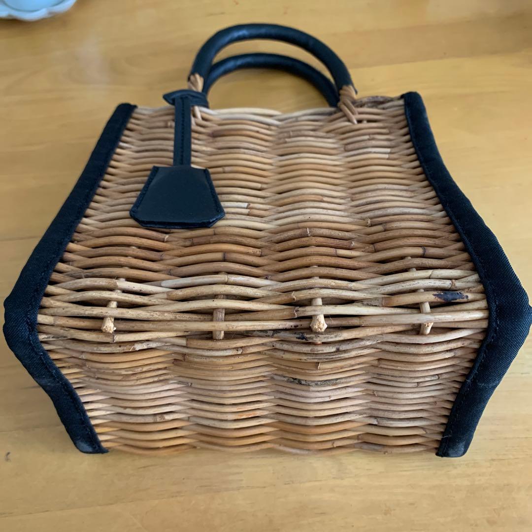 oddsオッズ 天然アラログ　かごバッグ　北欧暮らしの道具店