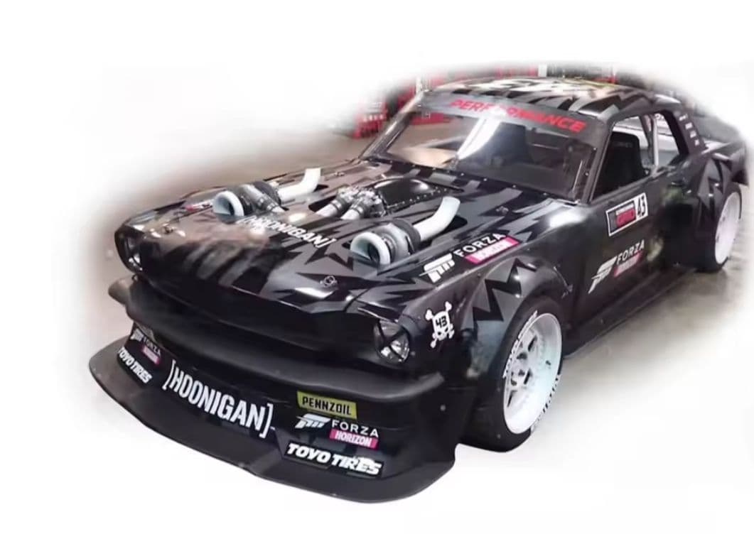 Hoonigan マスタングボディ ラジコンカー10/1ステッカー付き