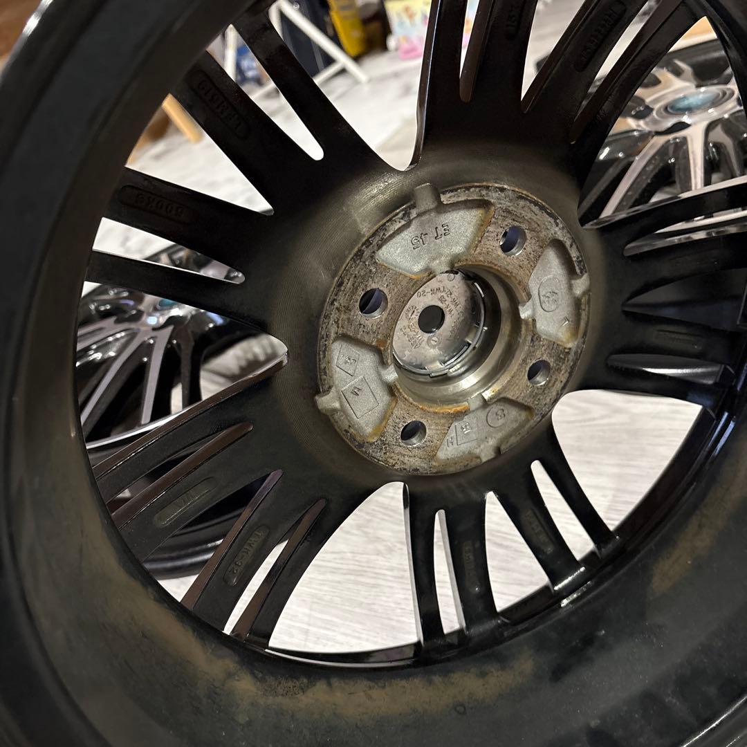 15インチ ブラック アルミホイール スポークデザイン