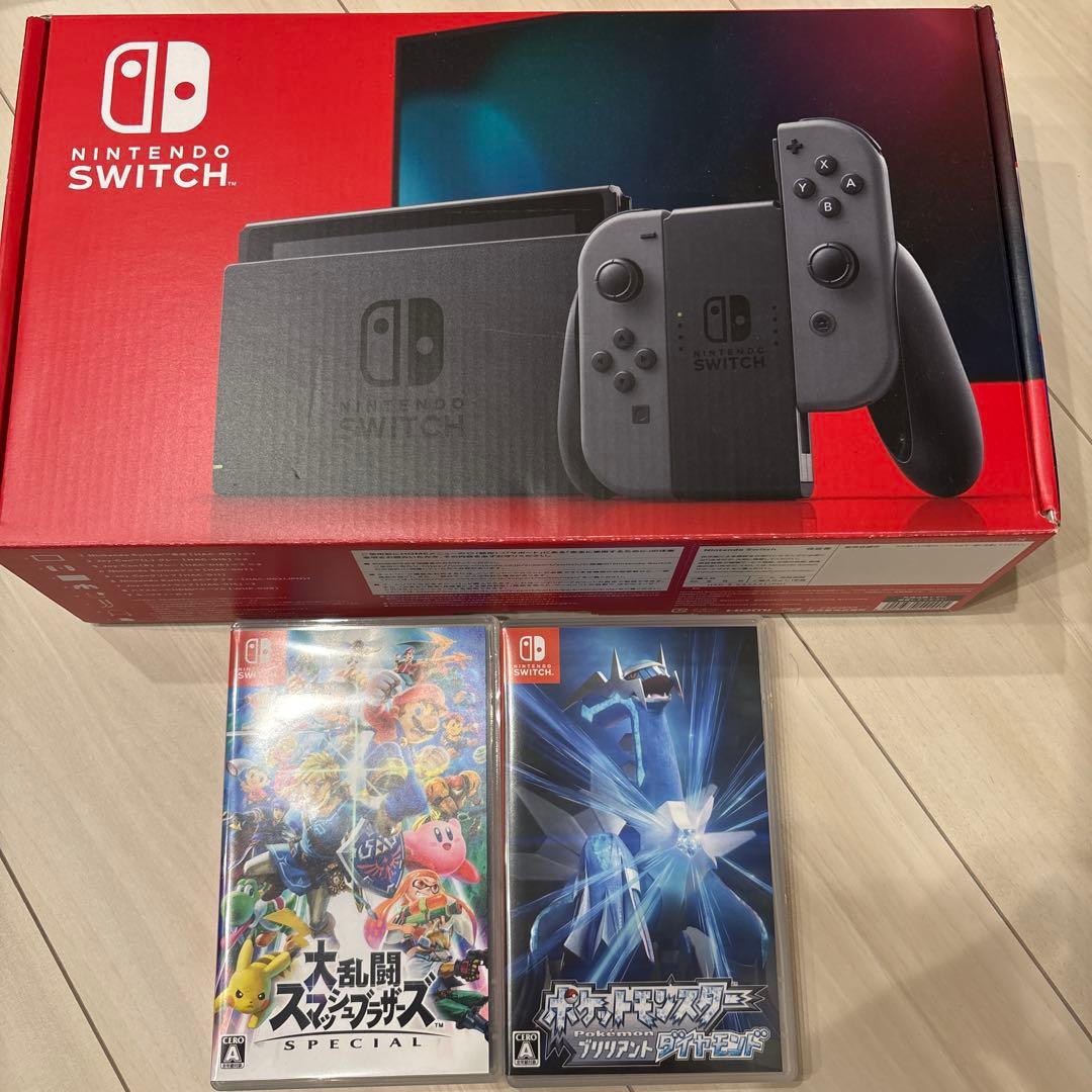 ニンテンドースイッチ本体 スマブラ、ポケモン付き