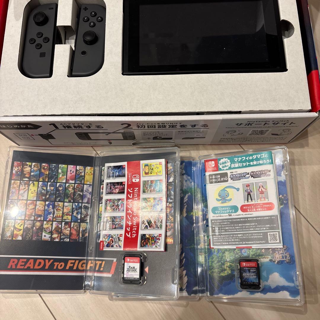 ニンテンドースイッチ本体 スマブラ、ポケモン付き