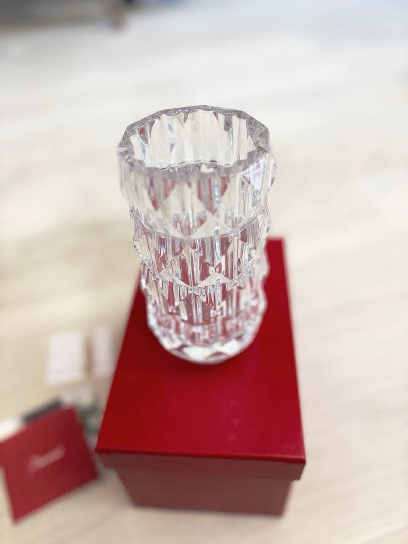 【新品未使用】Baccarat バカラ ルクソール 花瓶 フラワーベース 箱付き