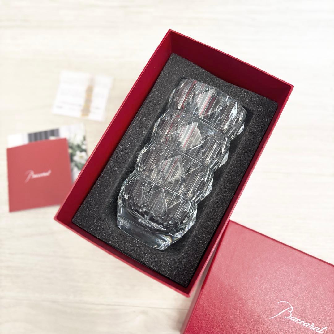 【新品未使用】Baccarat バカラ ルクソール 花瓶 フラワーベース 箱付き
