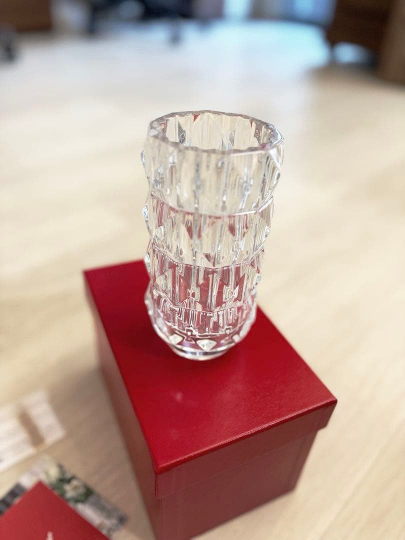 【新品未使用】Baccarat バカラ ルクソール 花瓶 フラワーベース 箱付き