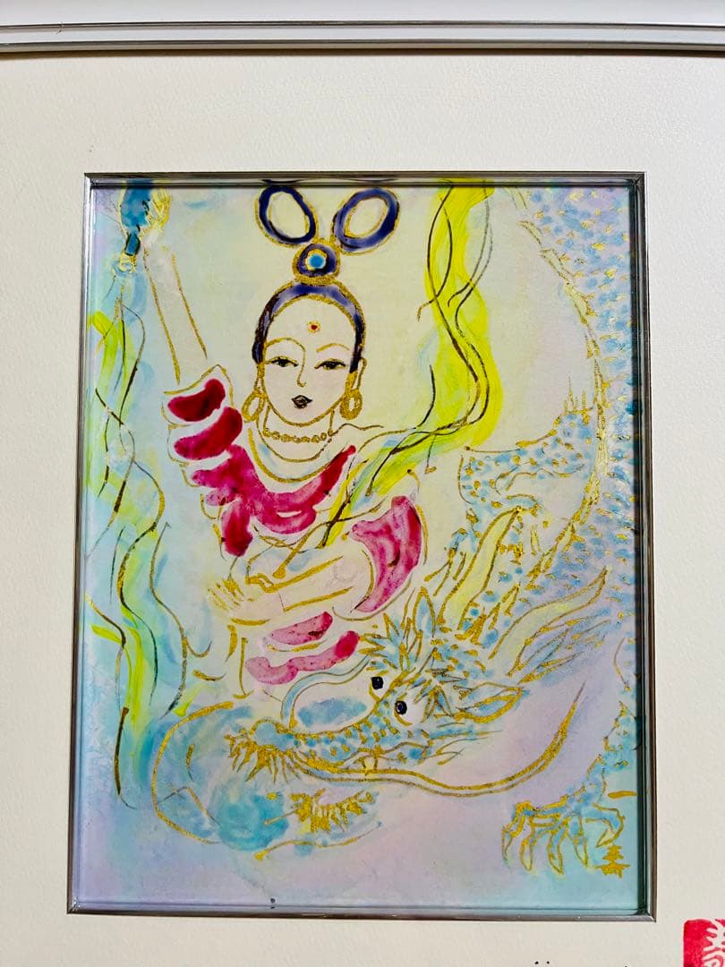 草場一壽 陶彩画 「ときめき 幸運の壺」デジタルシルクスクリーン