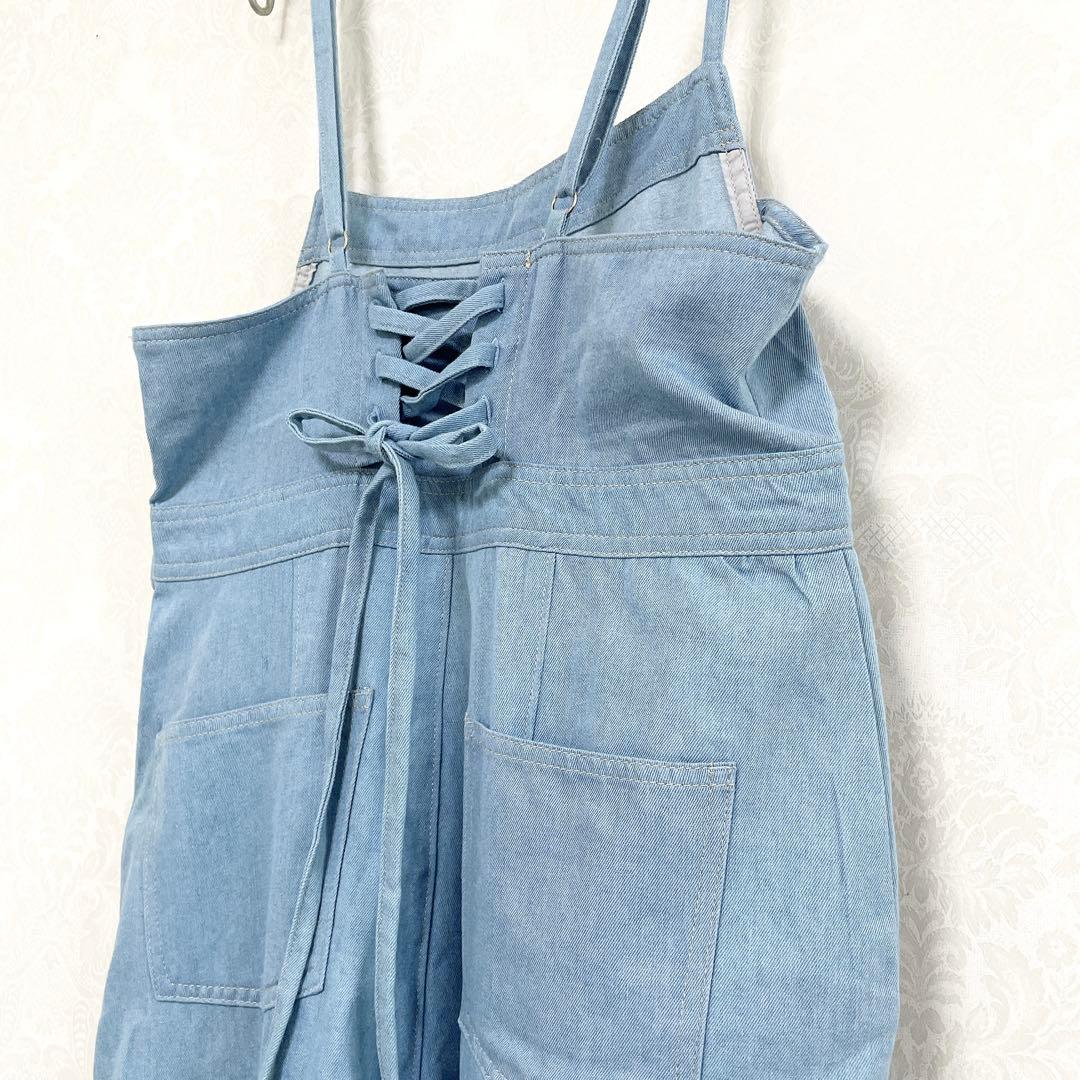 新品タグ付き LOULOU WILLOUGHBY エコデニムサロペット