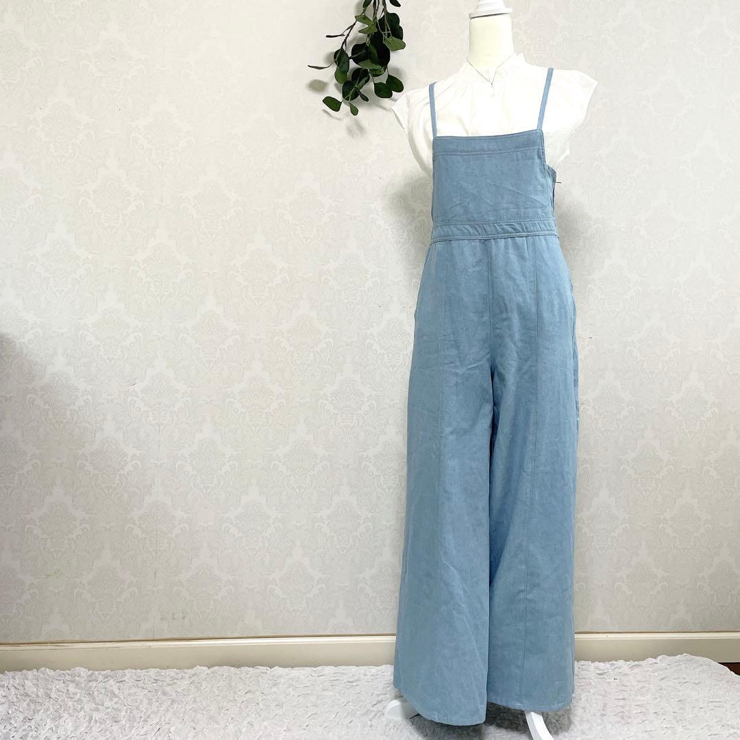 新品タグ付き LOULOU WILLOUGHBY エコデニムサロペット