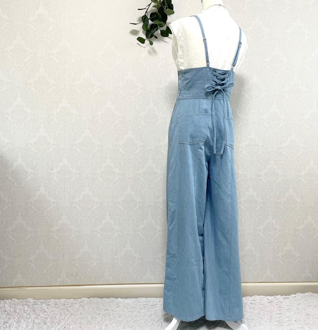 新品タグ付き LOULOU WILLOUGHBY エコデニムサロペット