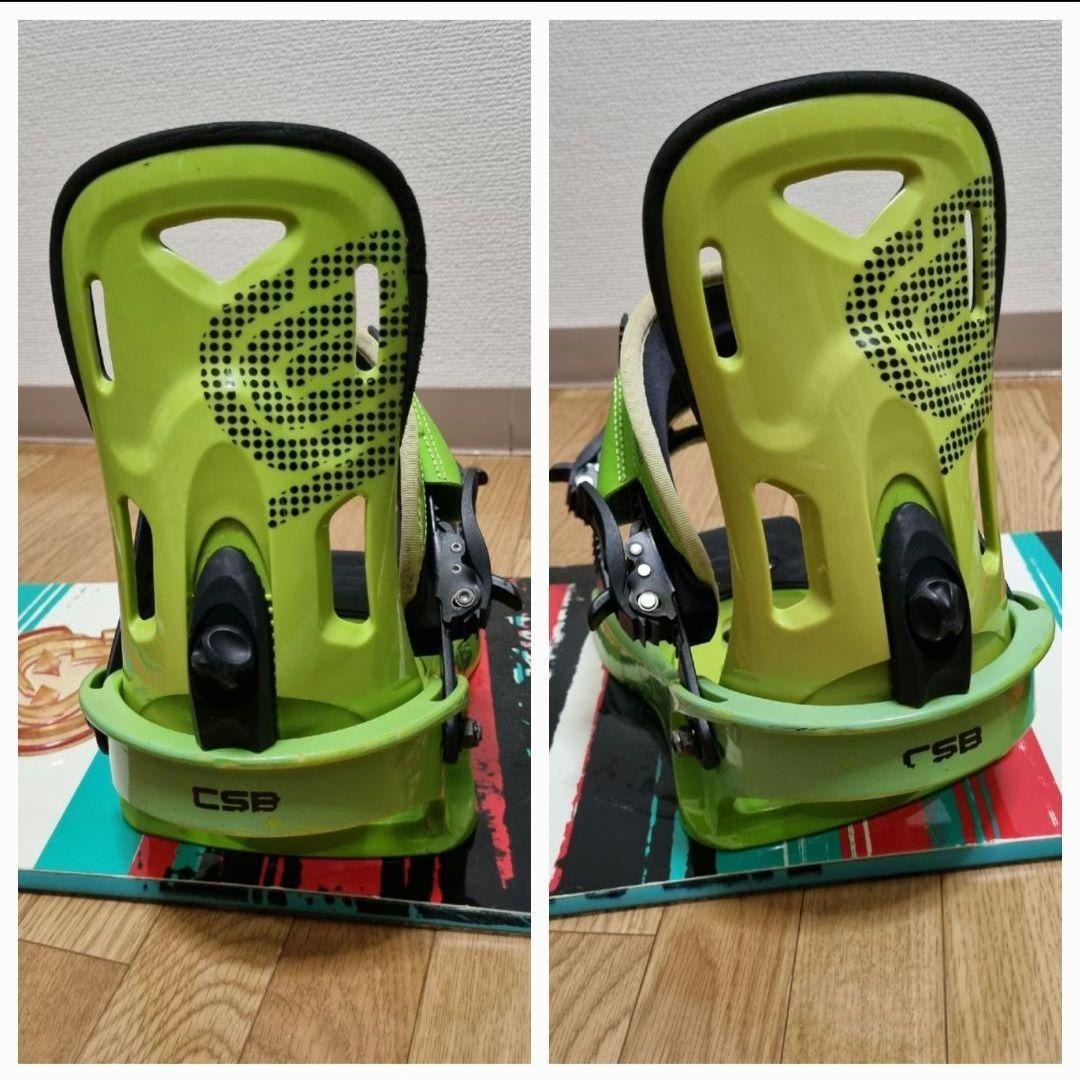 【3点セット】K2 スノーボード バインディング バッグ付き板 155cm