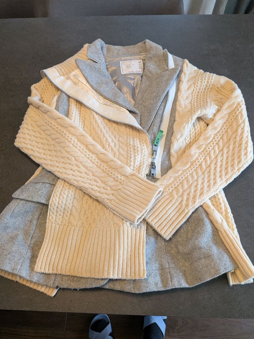 サカイ　ニットジャケット
