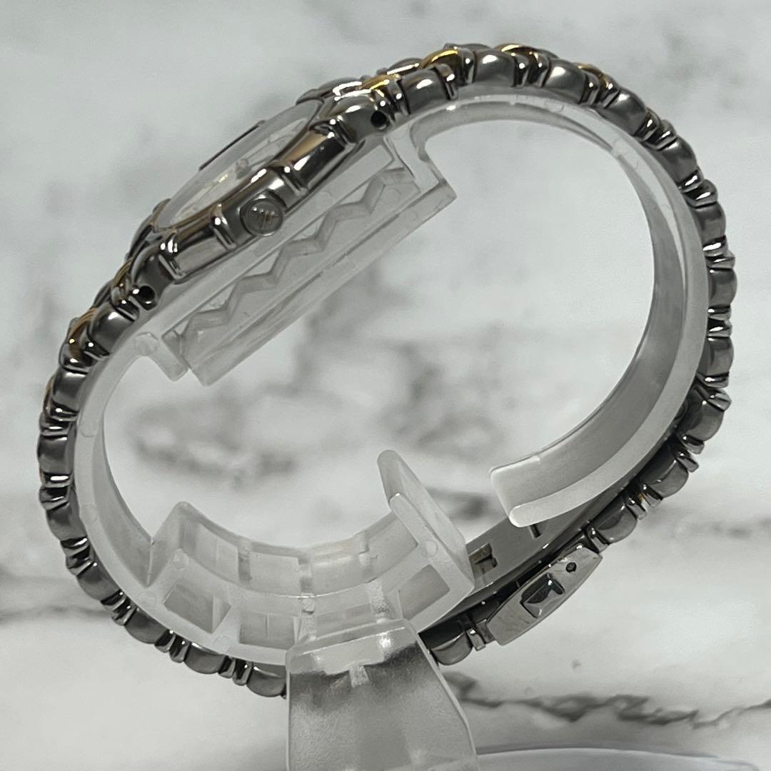 稼働美品 セイコー クレドール レディース腕時計 5A70-0160 白文字盤