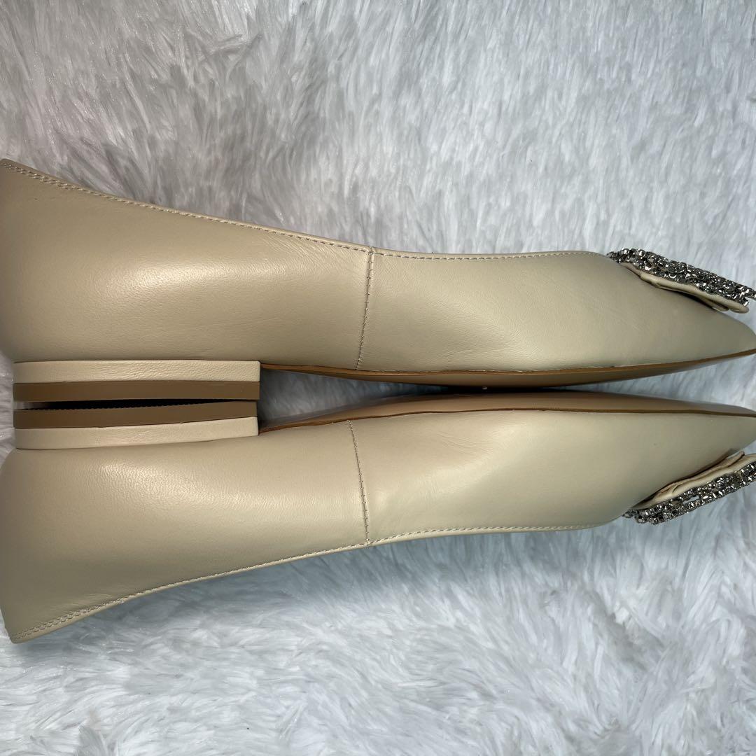 ✨新品未使用✨PIPPICHICピッピシック　バックル　レザー　ベージュ　完売品