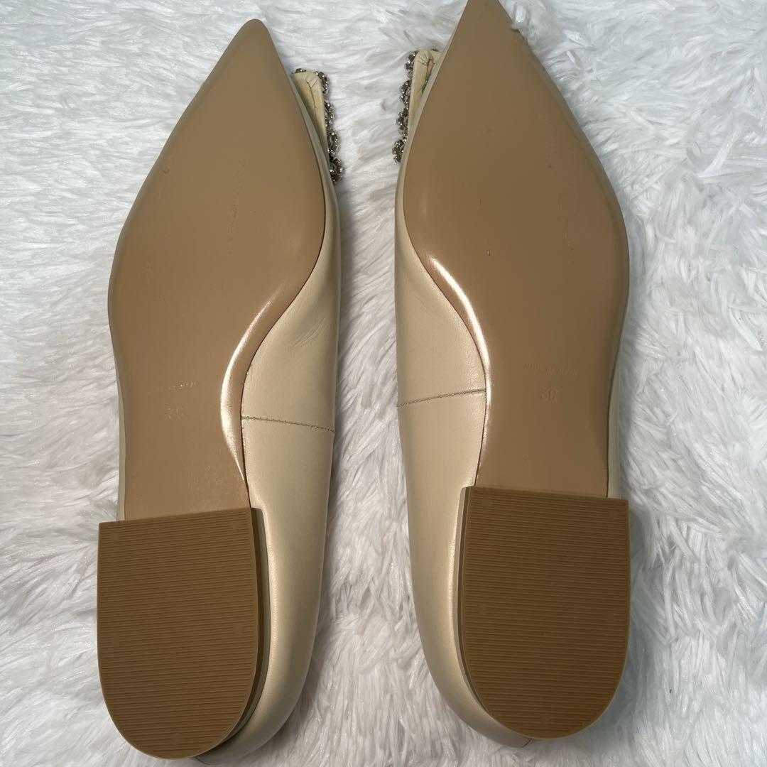 ✨新品未使用✨PIPPICHICピッピシック　バックル　レザー　ベージュ　完売品