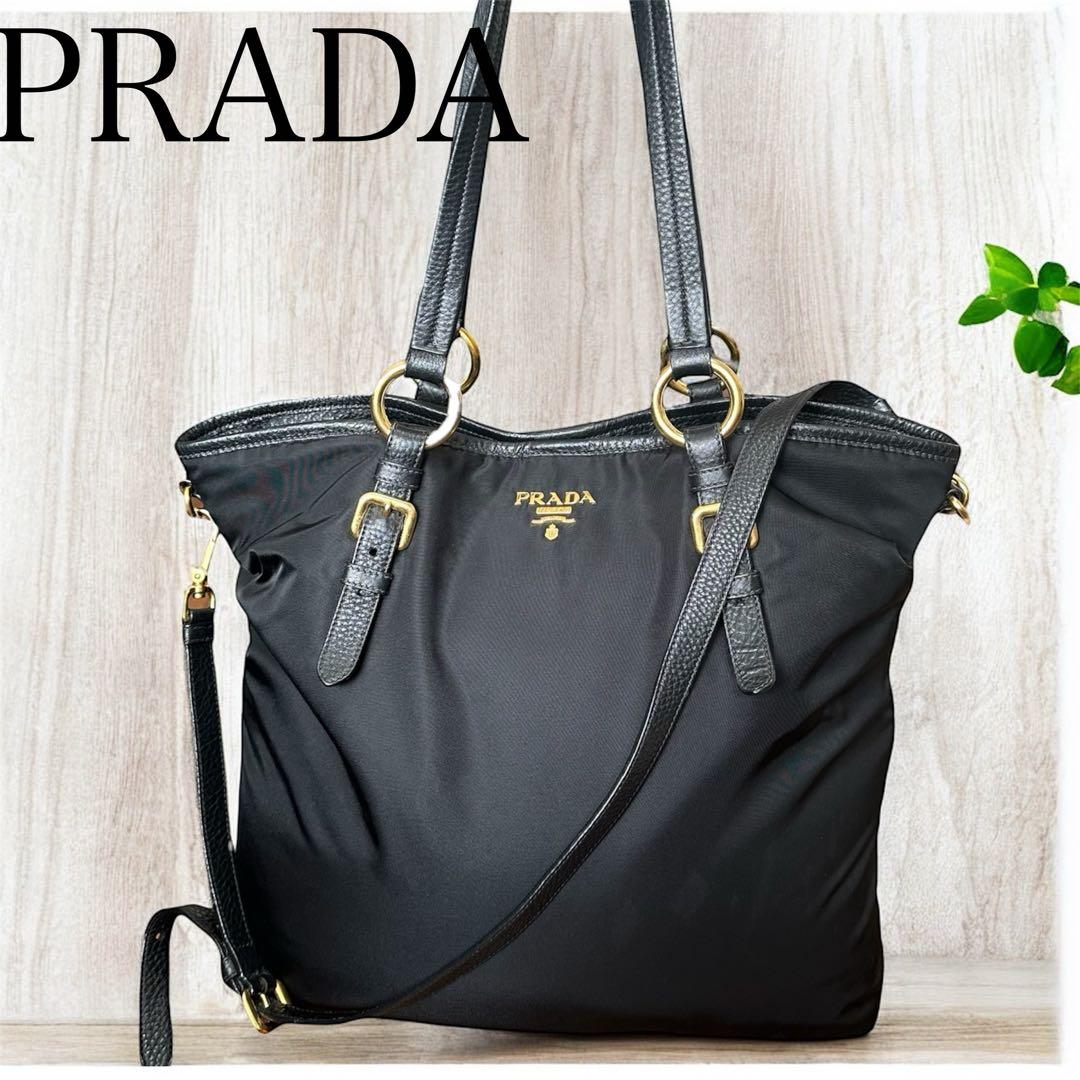 PRADA トートバッグ 2WAY ショルダー　ナイロン A4 BR4365