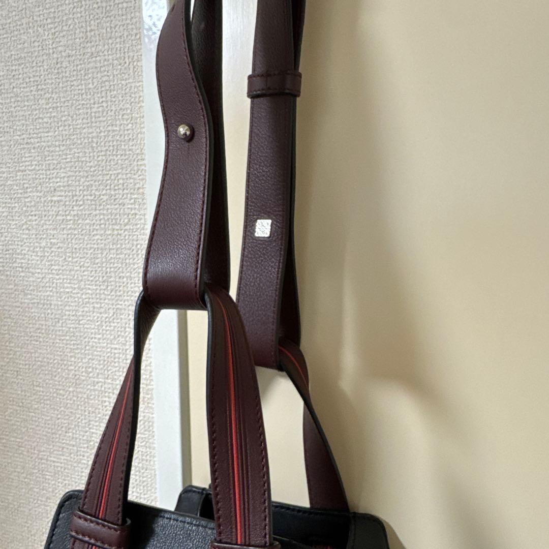 黒/赤ドット ショルダーバッグ