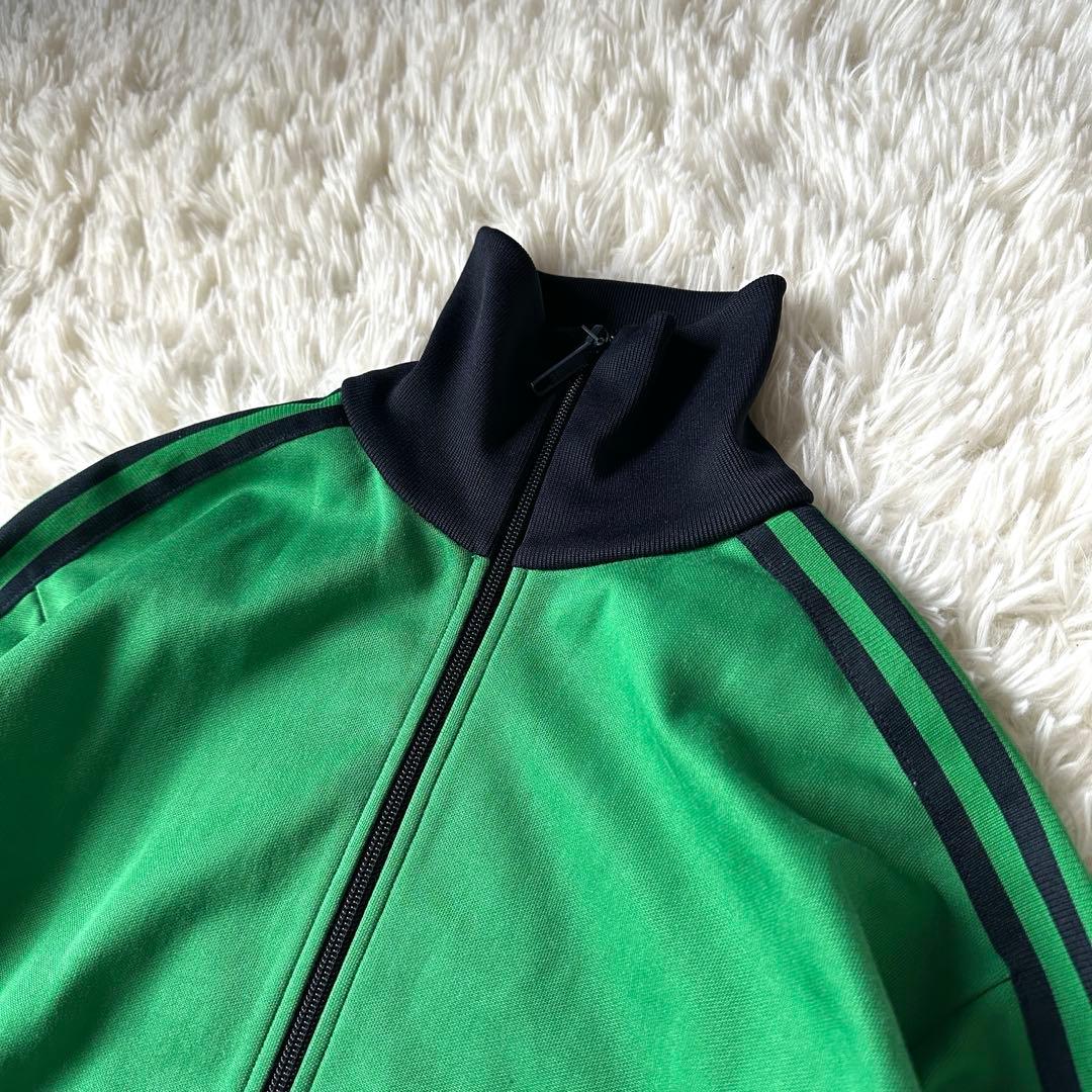 adidas トラックジャケット グリーン 万国旗タグ 90s 00s M