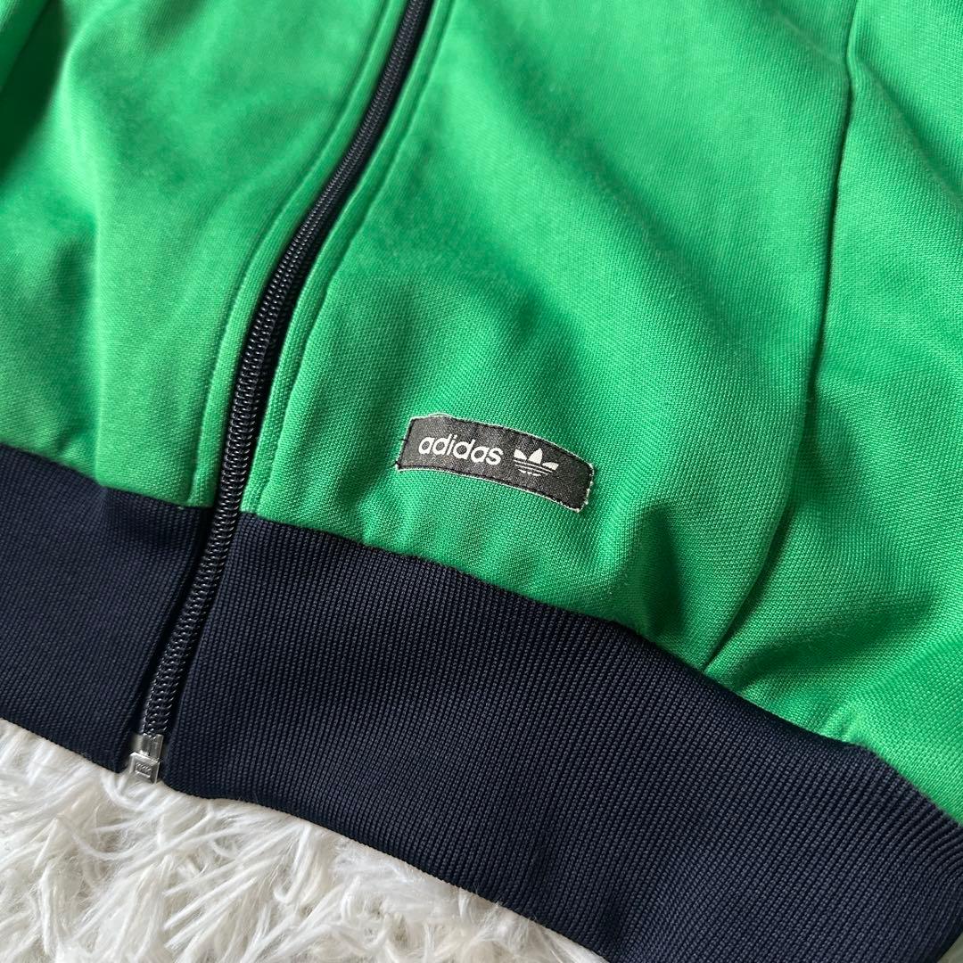 adidas トラックジャケット グリーン 万国旗タグ 90s 00s M