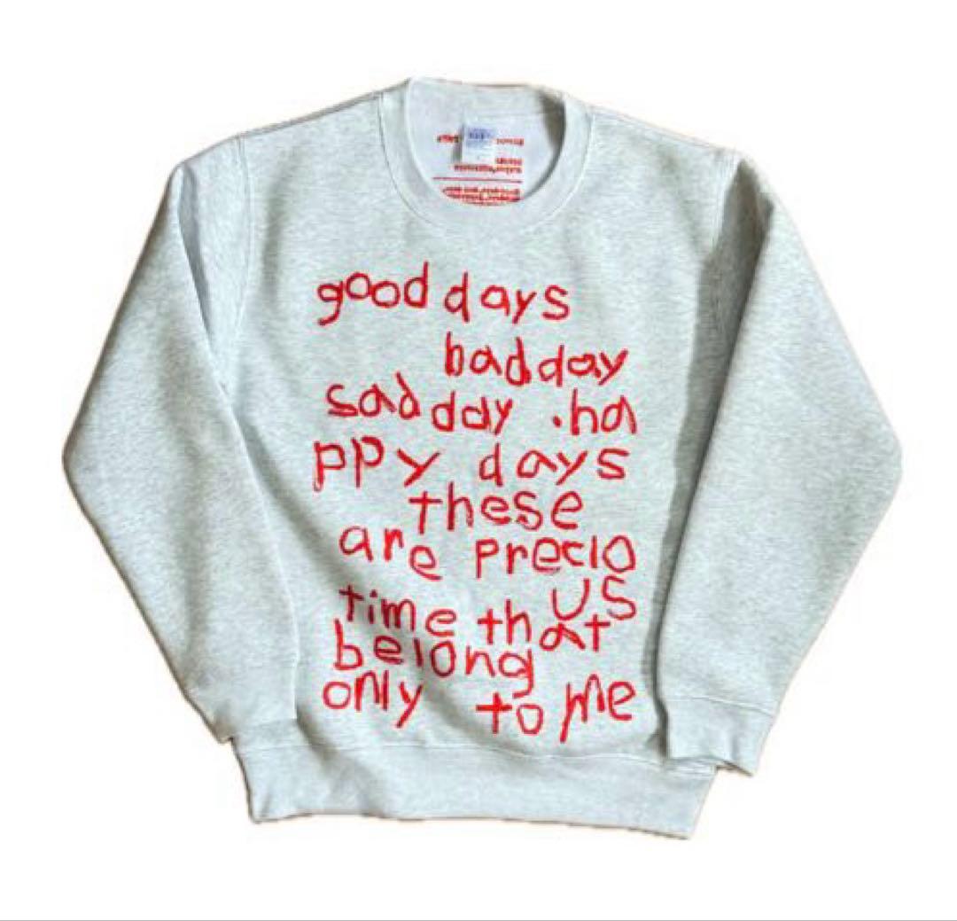 トップス ECHOES OF MY DAYS SWEAT : ASH