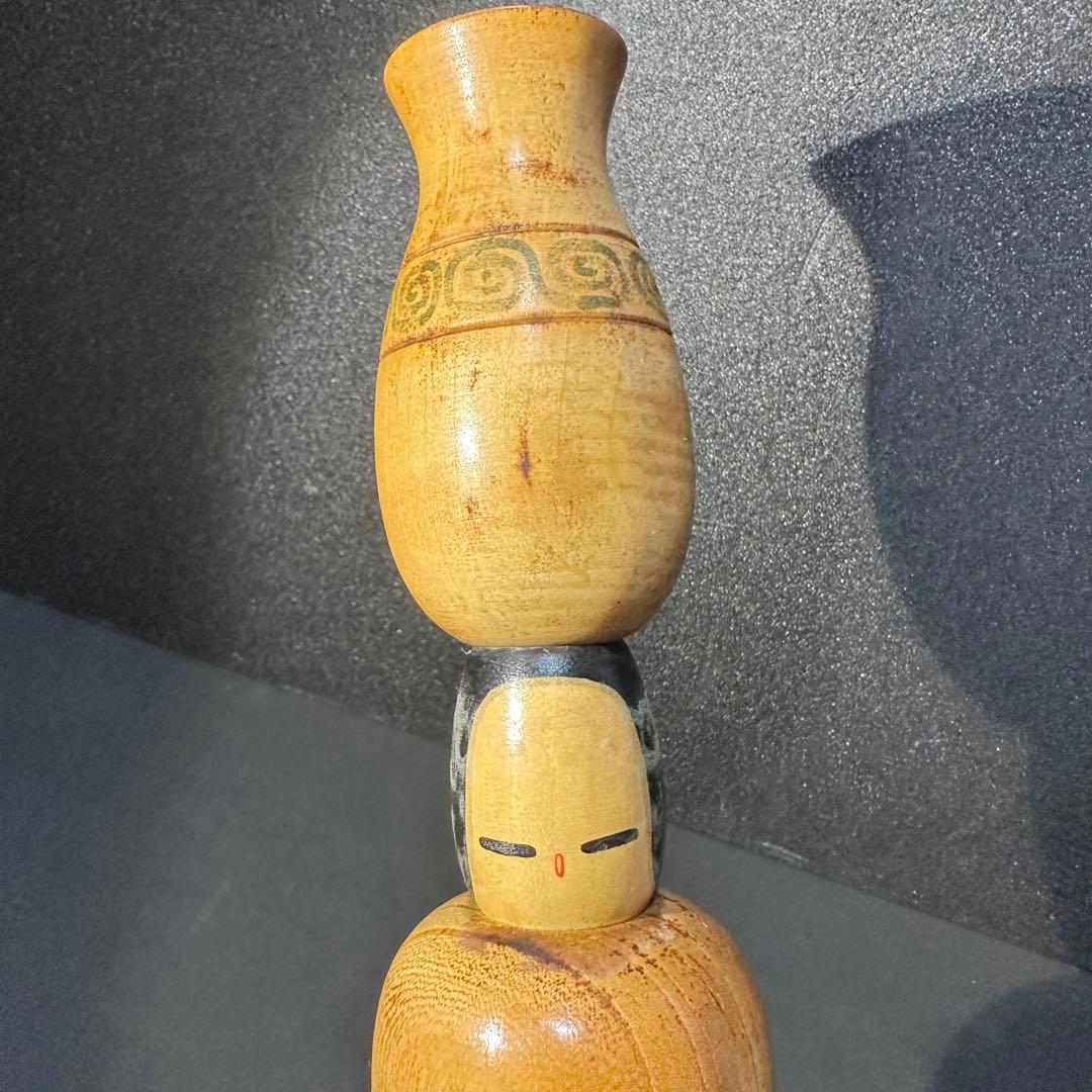 ビンテージ　創作こけし　志藤尚山　こけし