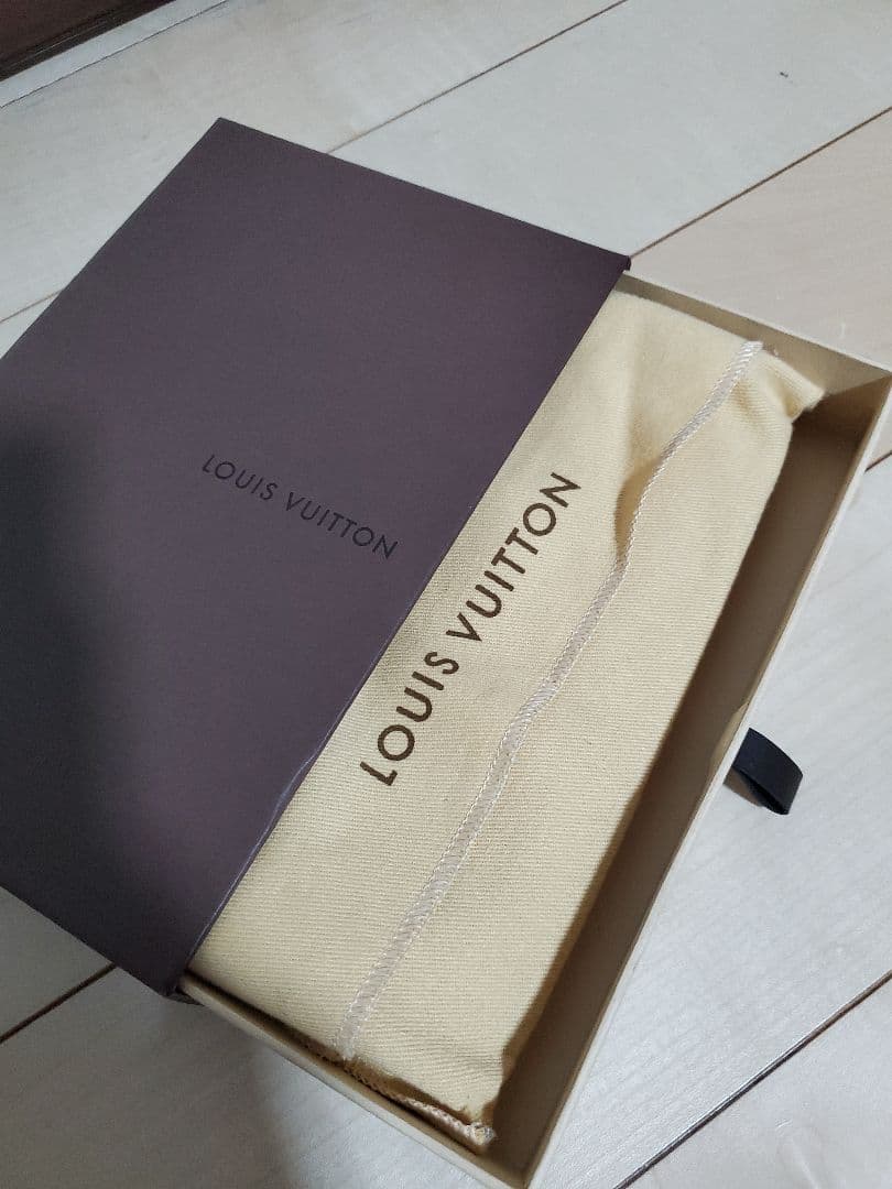 LOUIS VUITTON ダミエ・エベヌ 長財布 箱付き