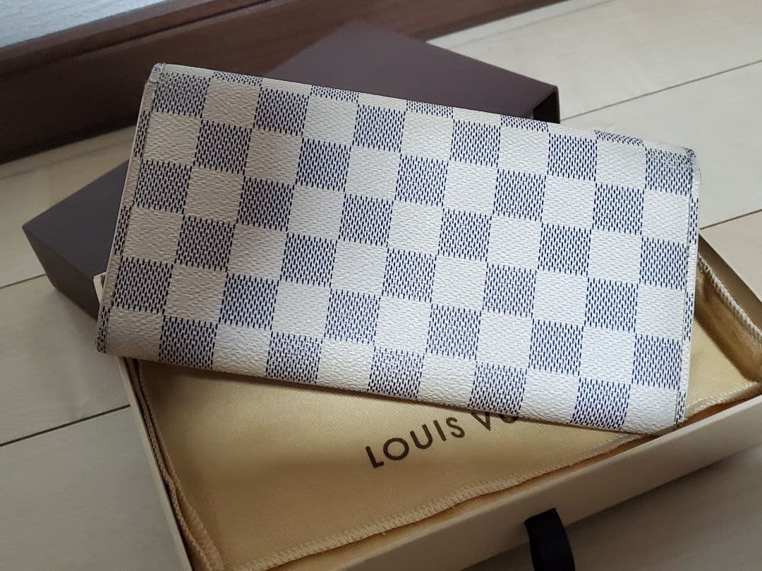 LOUIS VUITTON ダミエ・エベヌ 長財布 箱付き