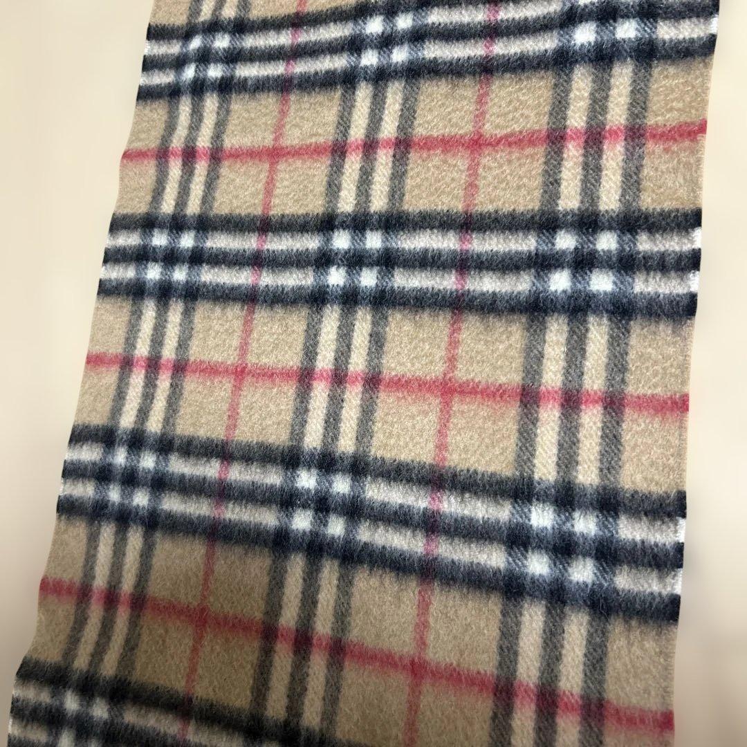 バーバリーカシミヤ100%マフラー