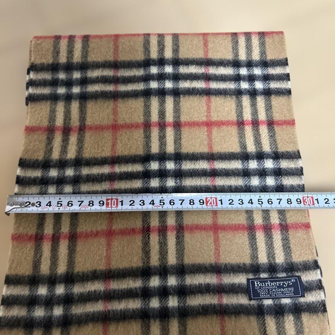 バーバリーカシミヤ100%マフラー