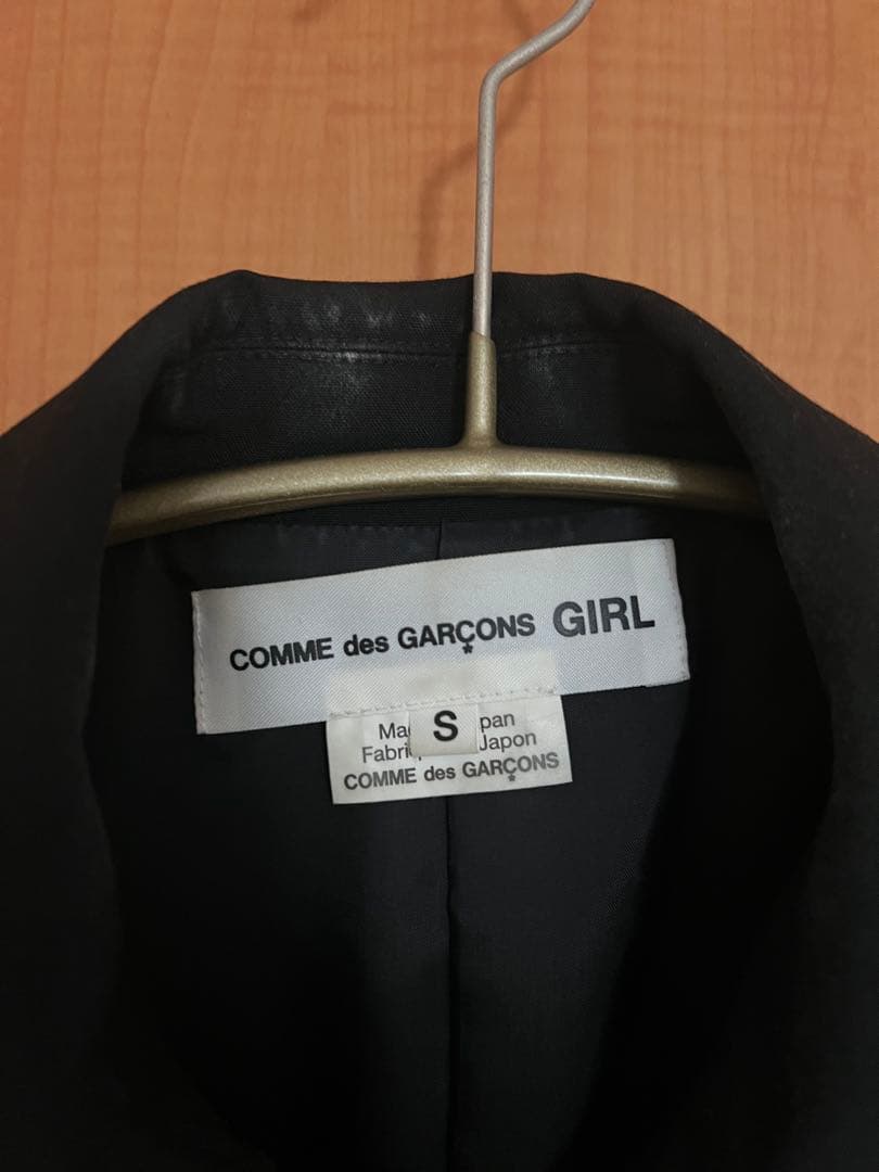COMME des GARÇONS GIRL ブラック丸襟ジャケットS