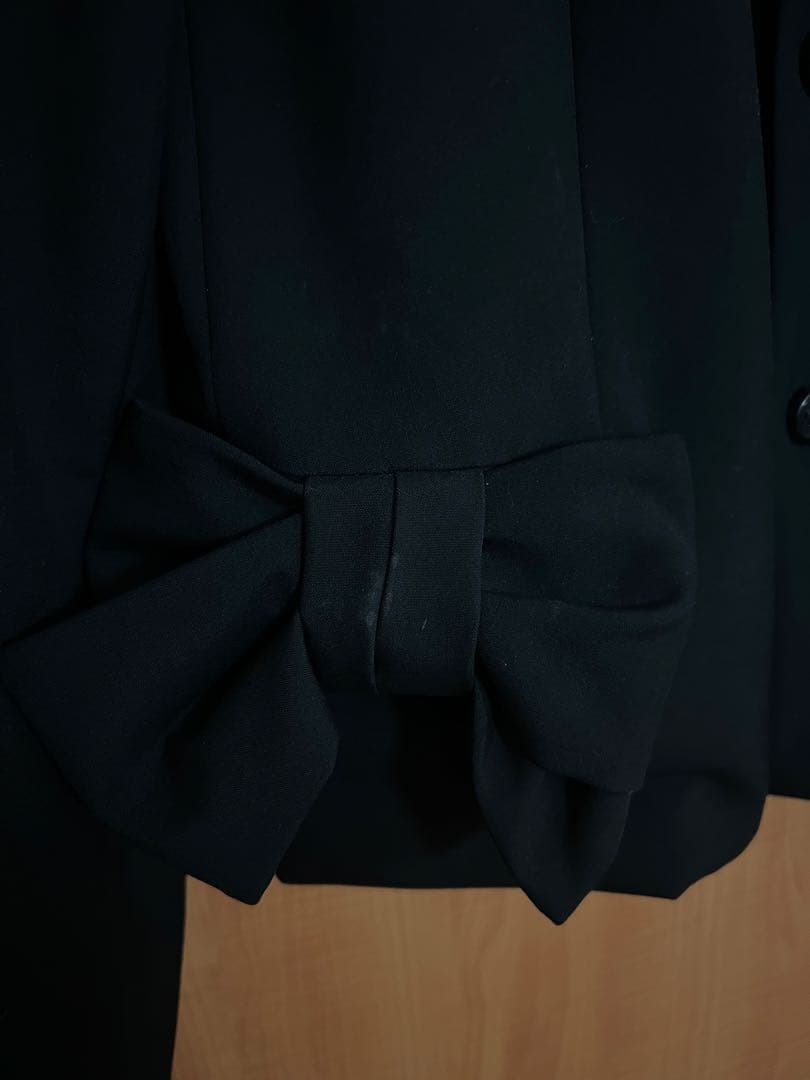 COMME des GARÇONS GIRL ブラック丸襟ジャケットS