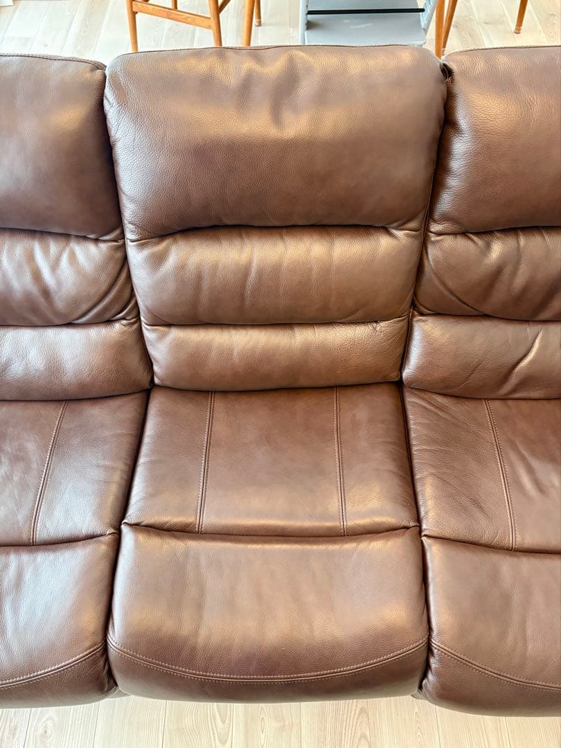 【美品】ニトリ　電動リクライニングソファ