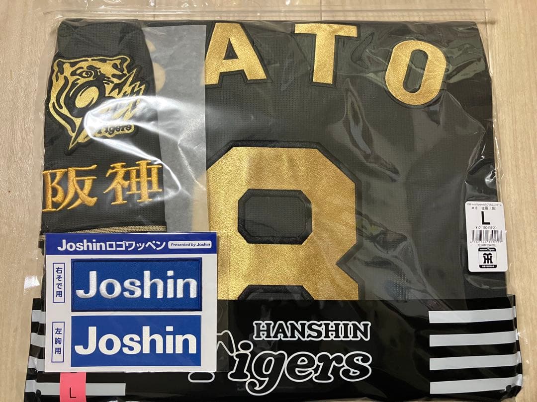 新品 阪神タイガース 佐藤輝明 B-LUCK DYNAMITE ユニフォーム L