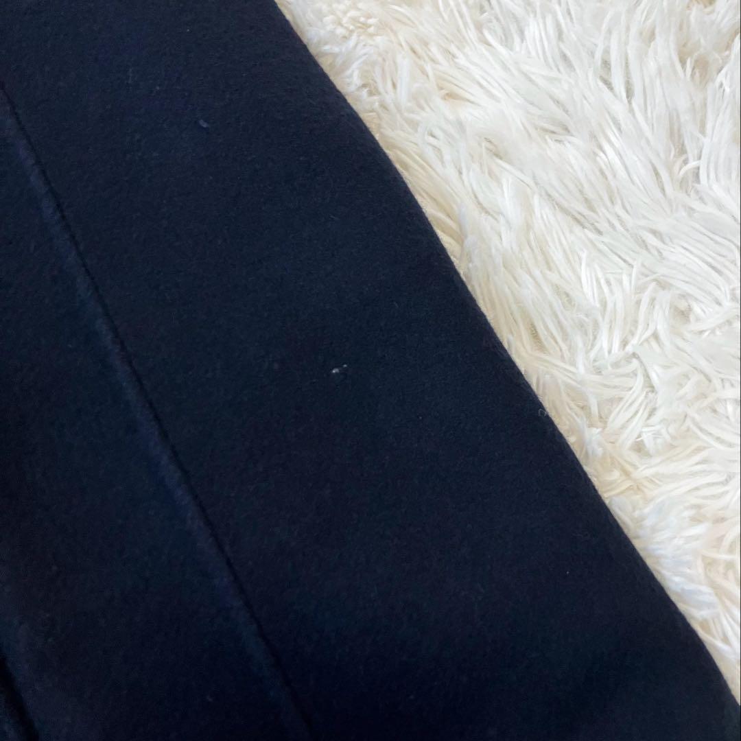 美品✨ヴィリーナ　マルシェリバーコート　ネイビー　ロング　ベルト