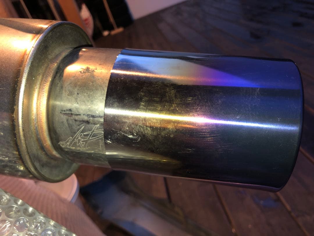 プレオ RA1 RA2 HKS マフラー SFC チタンマフラーカッター付き