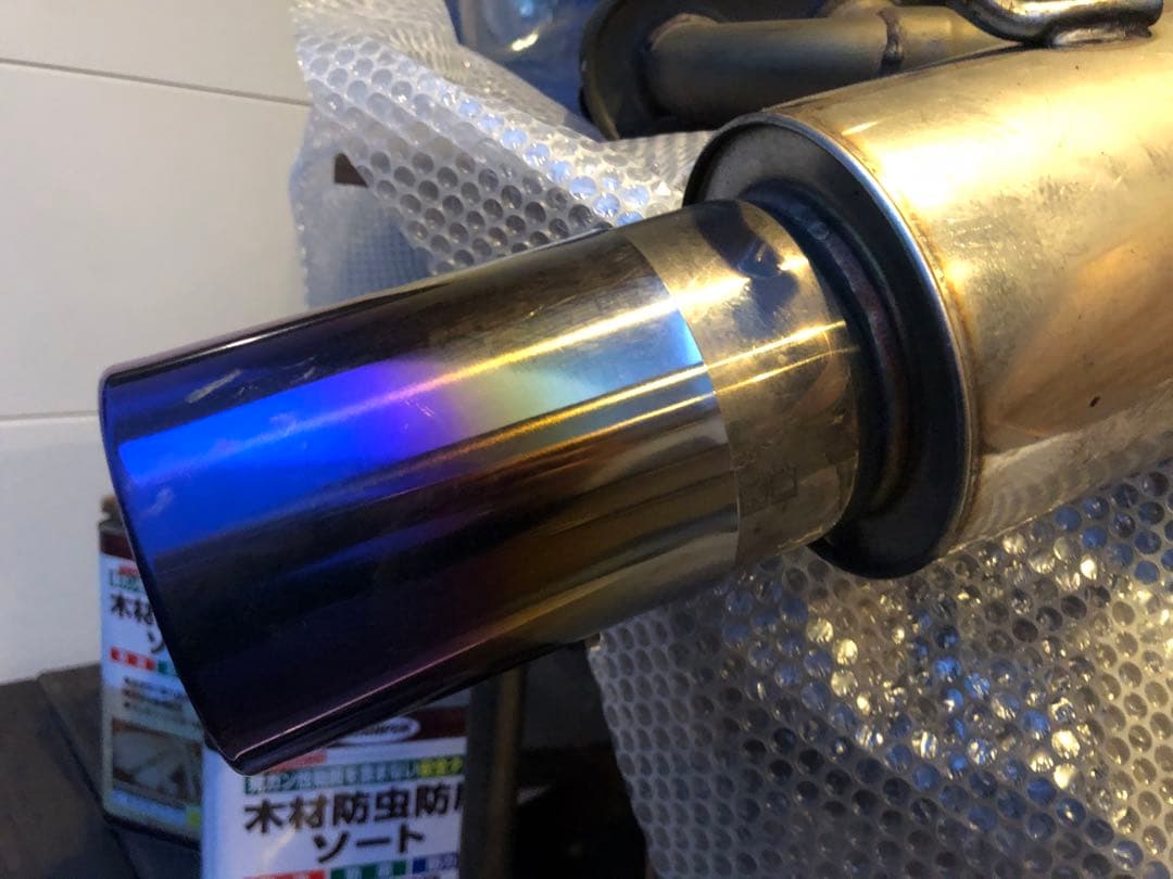 プレオ RA1 RA2 HKS マフラー SFC チタンマフラーカッター付き