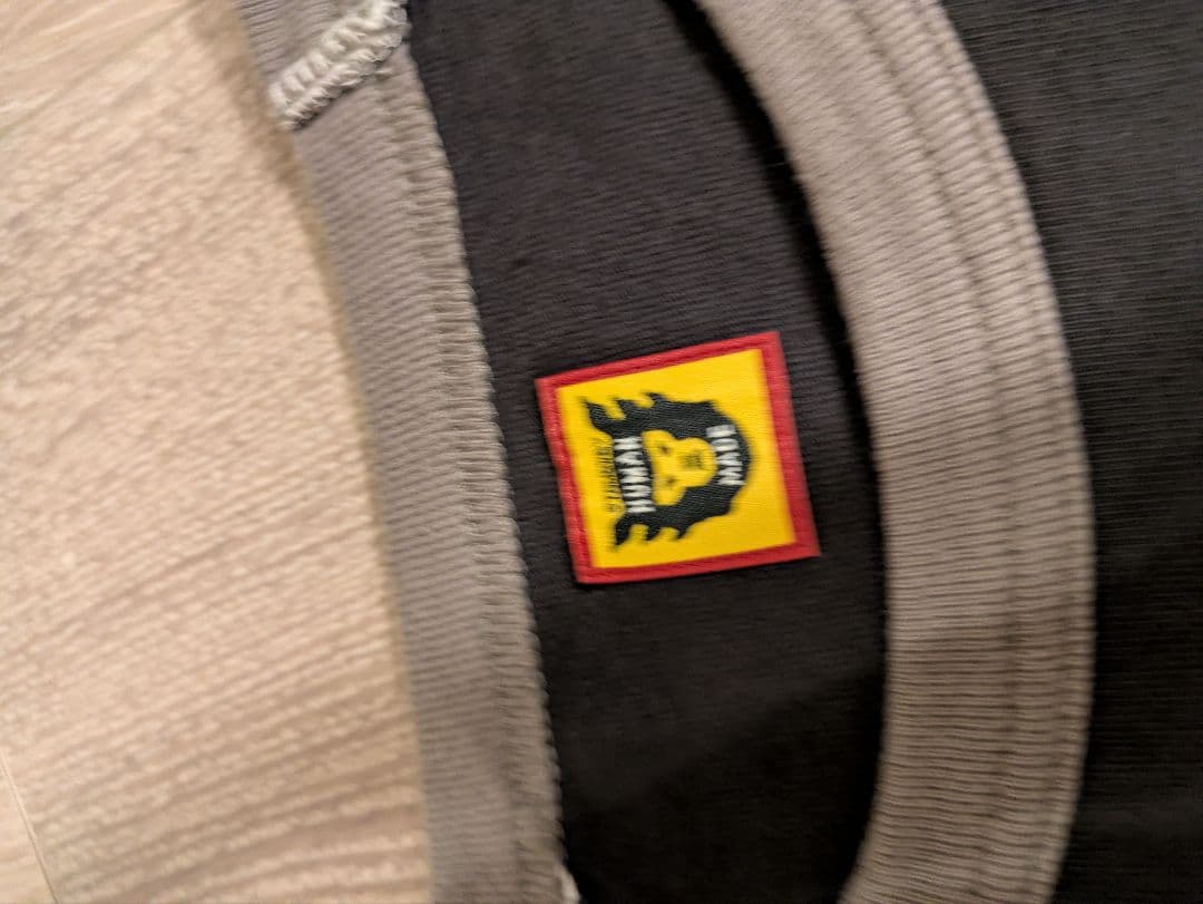 HUMAN MADE 袖ストライプ長袖カットソー M