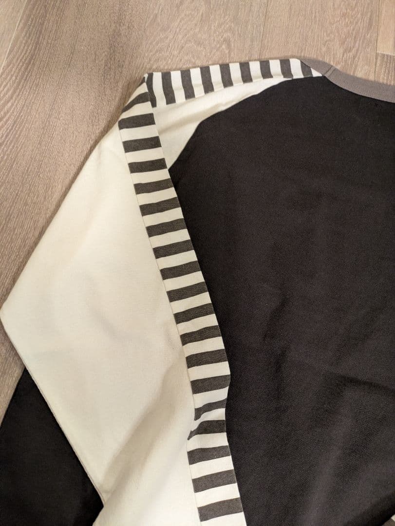 HUMAN MADE 袖ストライプ長袖カットソー M