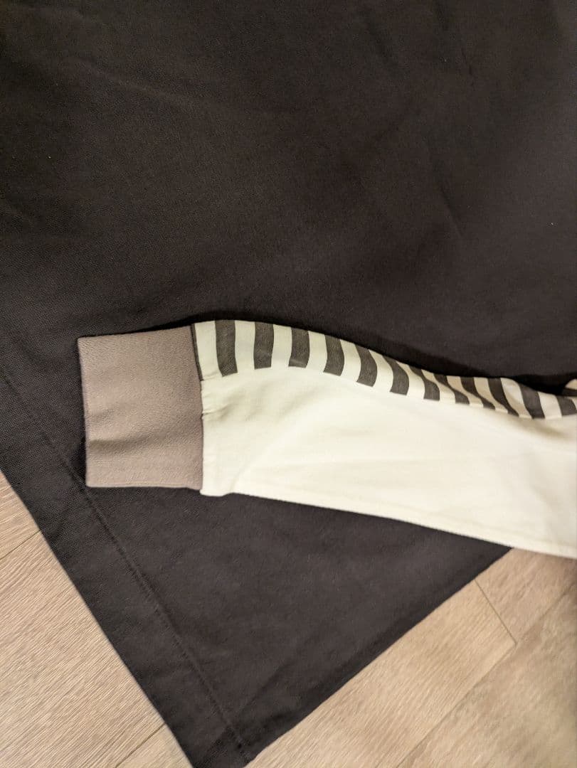 HUMAN MADE 袖ストライプ長袖カットソー M