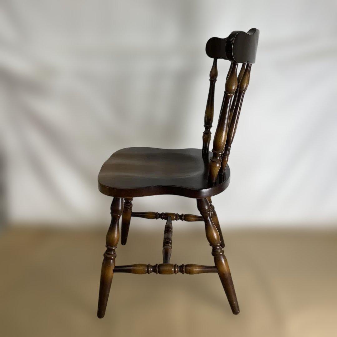 飛騨産業 キツツキ ウィンザーチェア ダイニング 昭和レトロ 椅子 01